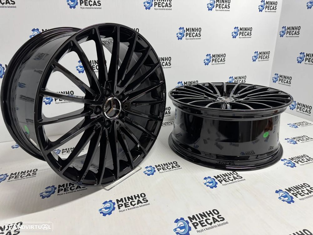 Jantes Mercedes AMG em 19 (5x112) preto brilho - 6