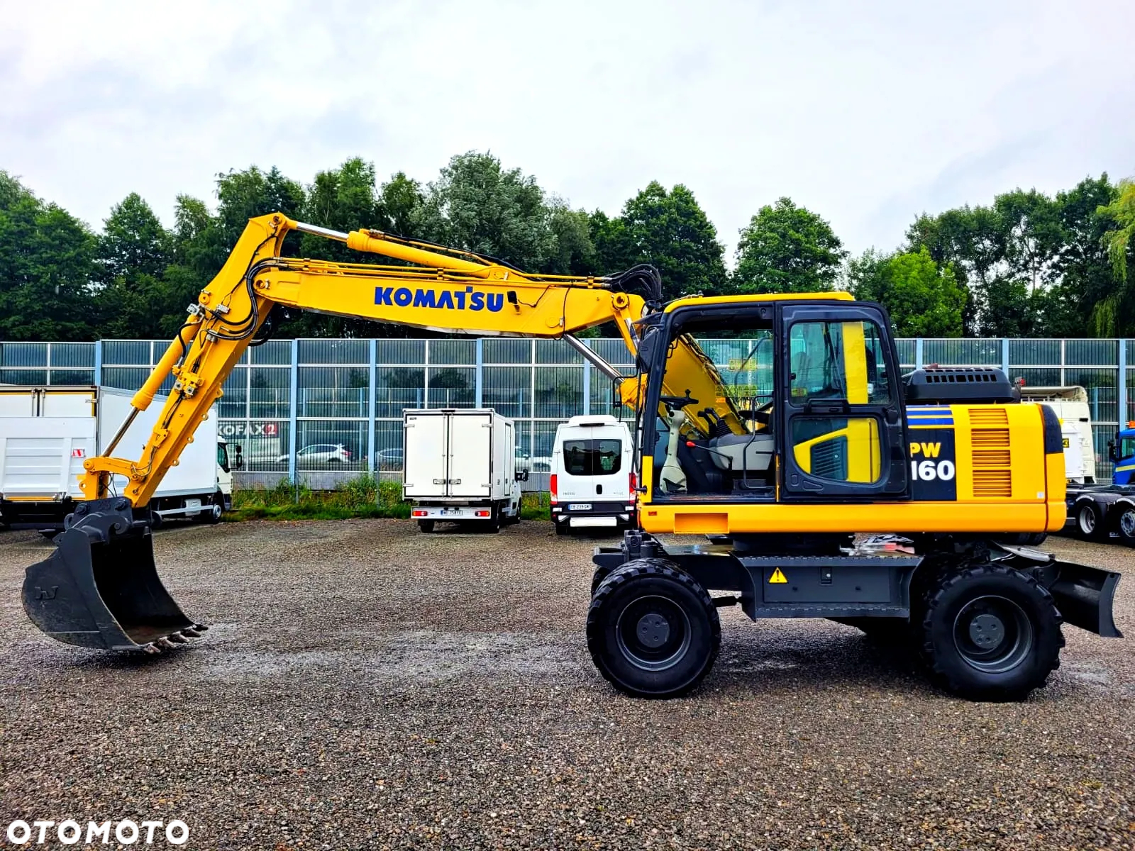 Komatsu PW 160 - 8 Wysięgnik dwuczęściowy, 3 ramiona - 5