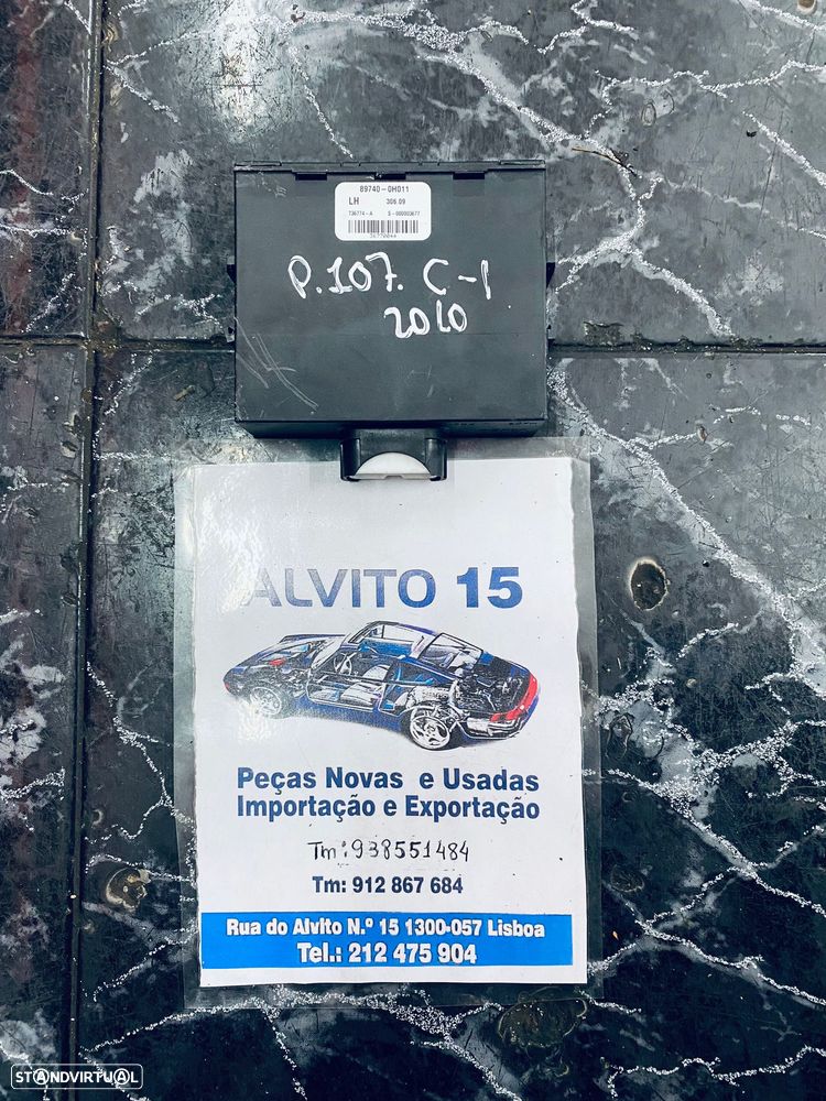 módulo imobilizador Peugeot 107 - Citroen C1- 2010  ref: 89740-0h011 - 1