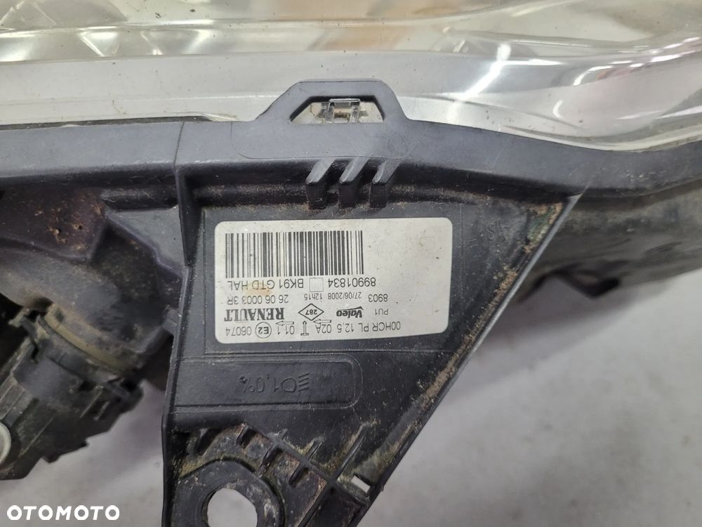 Lampa lewa prawa przednia Renault Laguna III 2009r soczewka Eu Europa - 3
