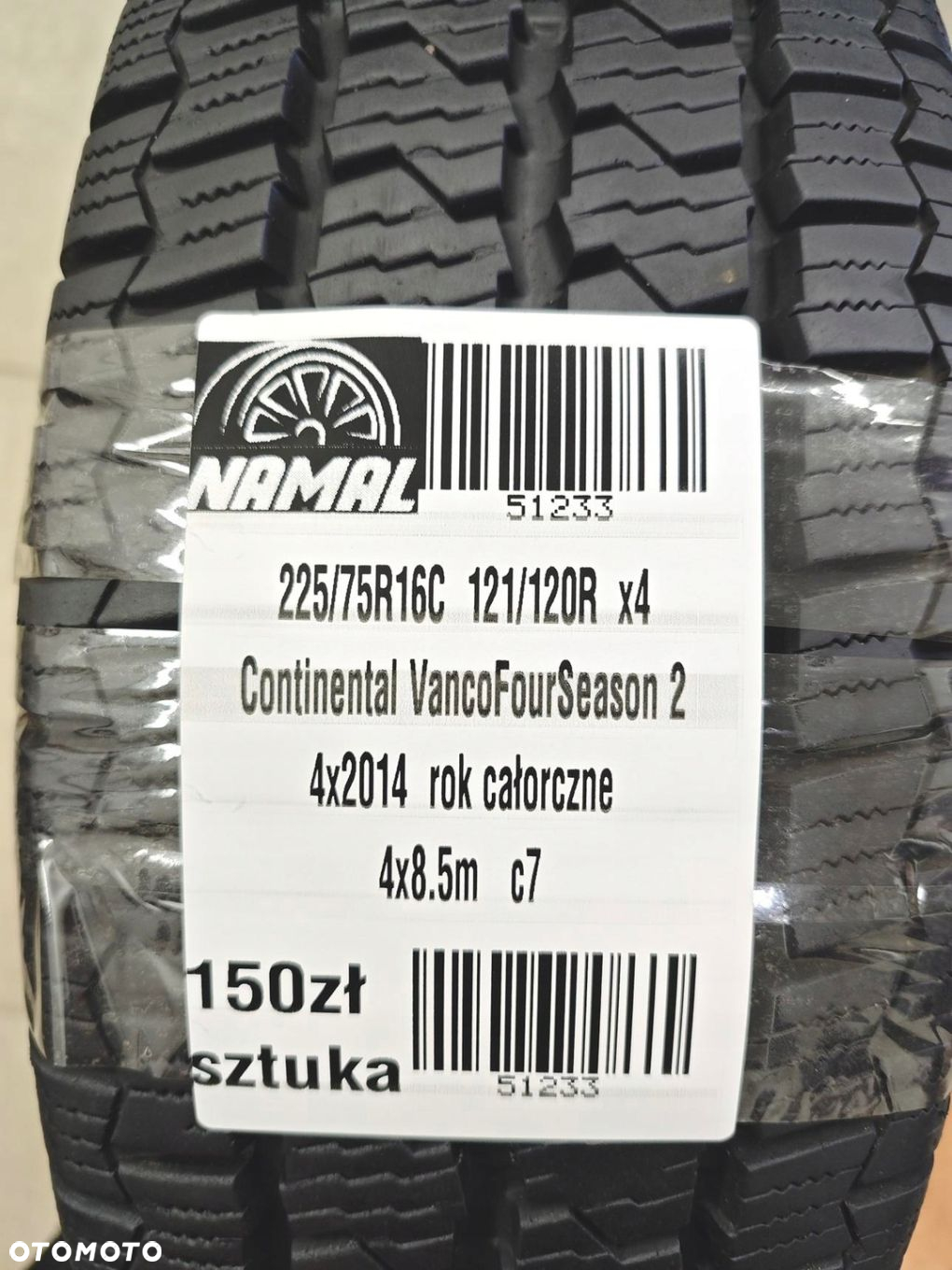 225/75r16c continental opony całoroczne 8,5mm 51233 - 10