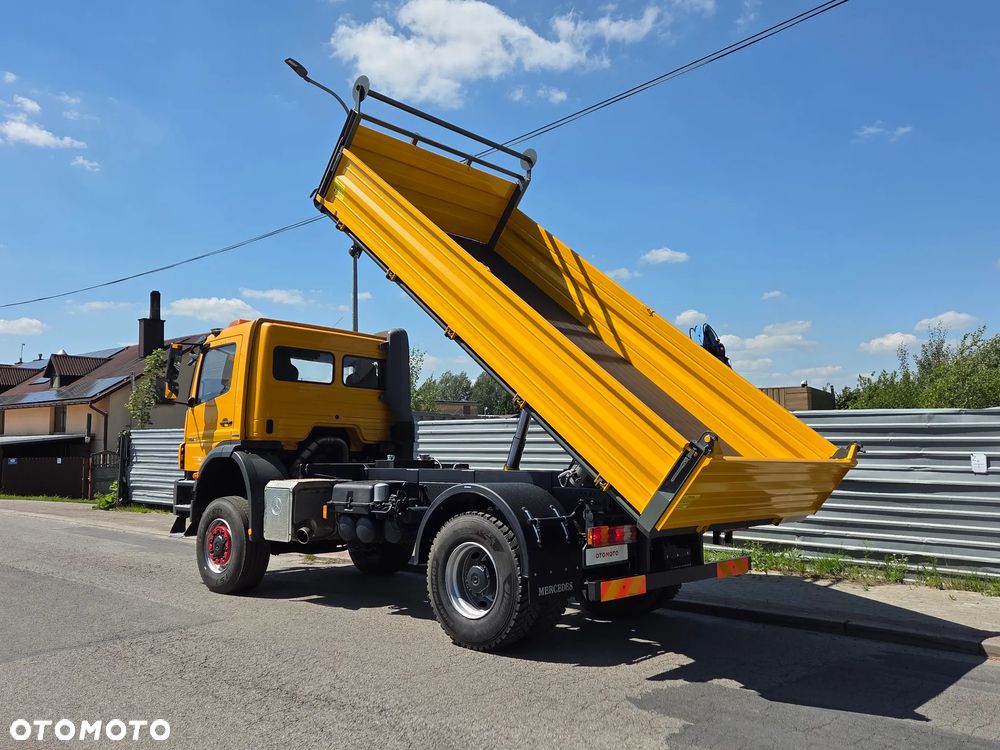 Mercedes-Benz AXOR 1824 // 4x4 4WD AWD // BLOKADY TERENOWE ZWOLNICE // NOWY KIPER WYWROTKA 3str // NISKI PRZEBIEG // MOŻLIWY HDS // OPONY 100% // JAK NOWY - 4