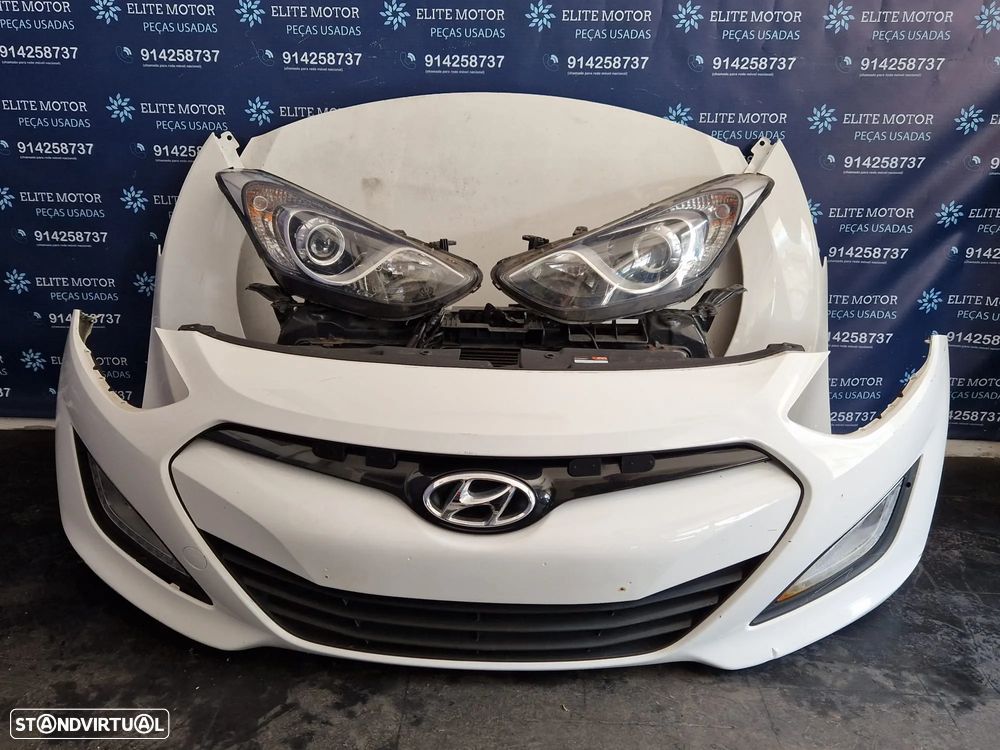 Frente completa usada HYUNDAI I30 2015 1.6 CRDI capot parachoques guardalamas oticas - 4