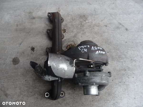CITROEN C4 C5 BERLINGO PEUGEOT 307 PARTNER MAZDA 3 VOLVO S40 II C30 V50 FORD FOCUS MK II C-MAX 1.6 TDCI HDI  TURBINA TURBOSPRĘŻARKA 9657248680