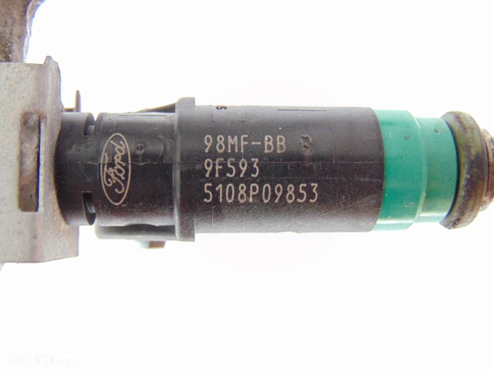 KOMPLET wtryski wtrysk wtryskiwacz paliwa 98MF-BB9F593 Ford Fiesta MK6 VI 1.4 benzyna 02-09r - 7