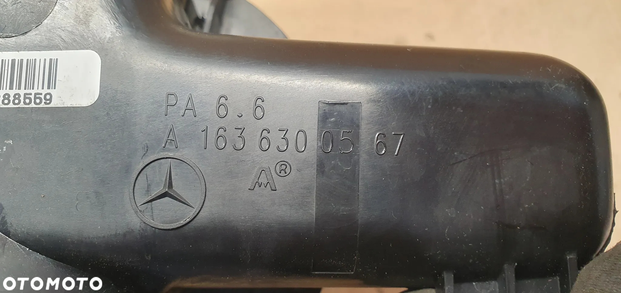Klapka wlewu paliwa siłownik Mercedes ML W163 A1636300567 A1635842426 - 8