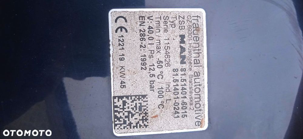 Zbiornik powietrza MAN TGX TGE TGS TGL 81514016015 - 3