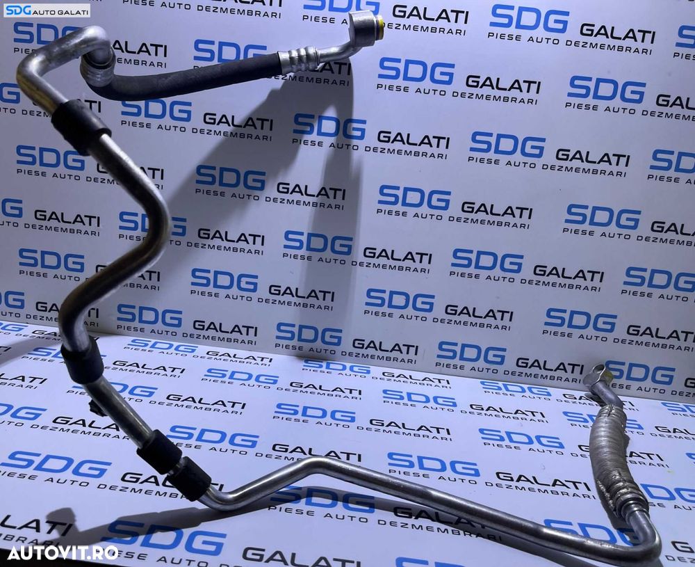 Furtun Conducta Compresor Radiator AC Aer Conditionat Clima Volkswagen Jetta 1.9 TDI BRU BKC 2006 - 2011 Cod 1K0820743AM [D0675] - 1