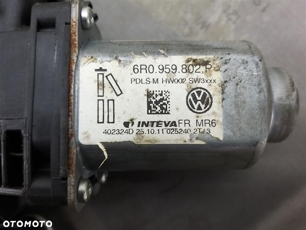 Podnośnik szyby przód prawy Skoda Fabia II 2007 – 2014 INTEVA ORYGINAŁ - 4