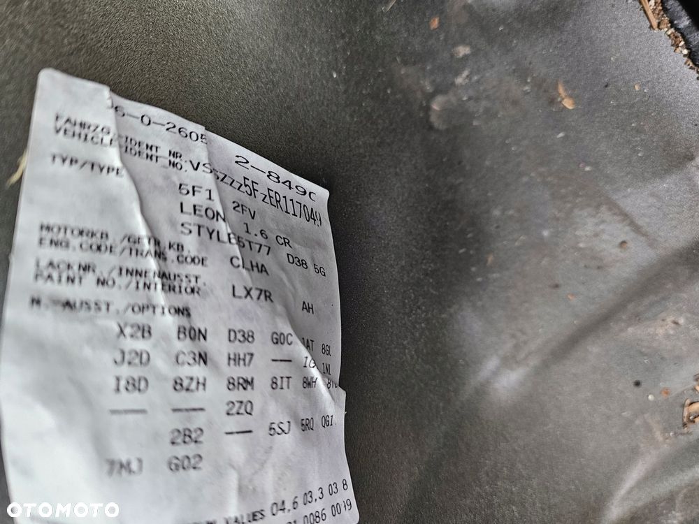 ćwiartka seat leon iii 5f 2013-2020r. lewa przednia lx7r oryginał - 3
