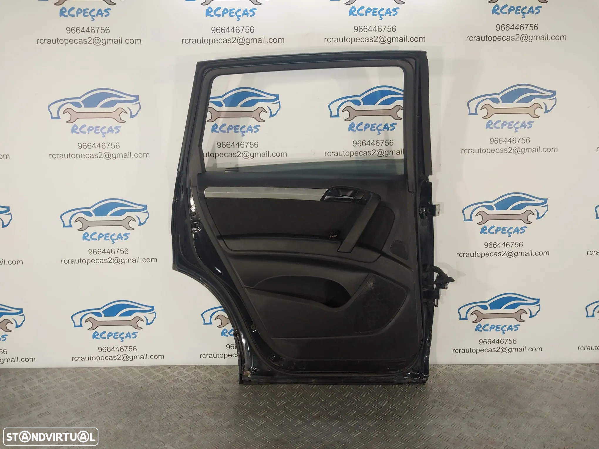 PORTA PORTAS TRASEIRA TRÁS ESQUERDA AUDI Q7 MOTOR PUXADOR VIDRO - 3