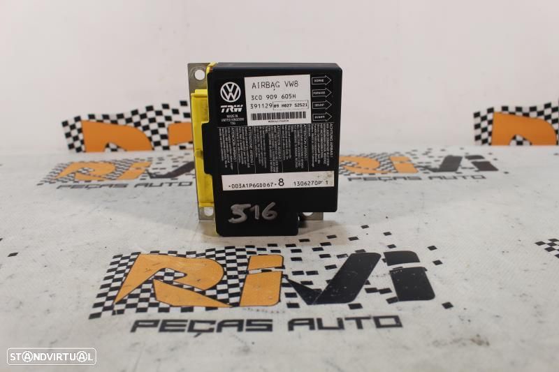 Centralina De Airbags Seat Leon (1P1)  3C0909605h / 391129 / 3C0 909 6 - 1