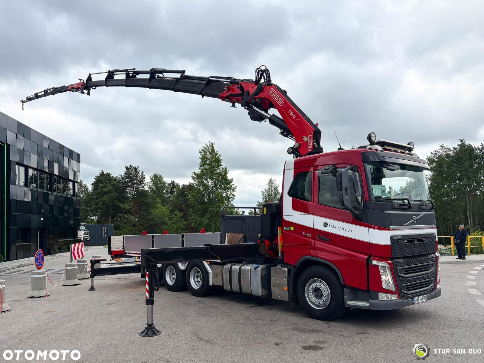 Volvo FH 540 8x4 FASSI F660  Żuraw Fly JIB Wciągarka - 3