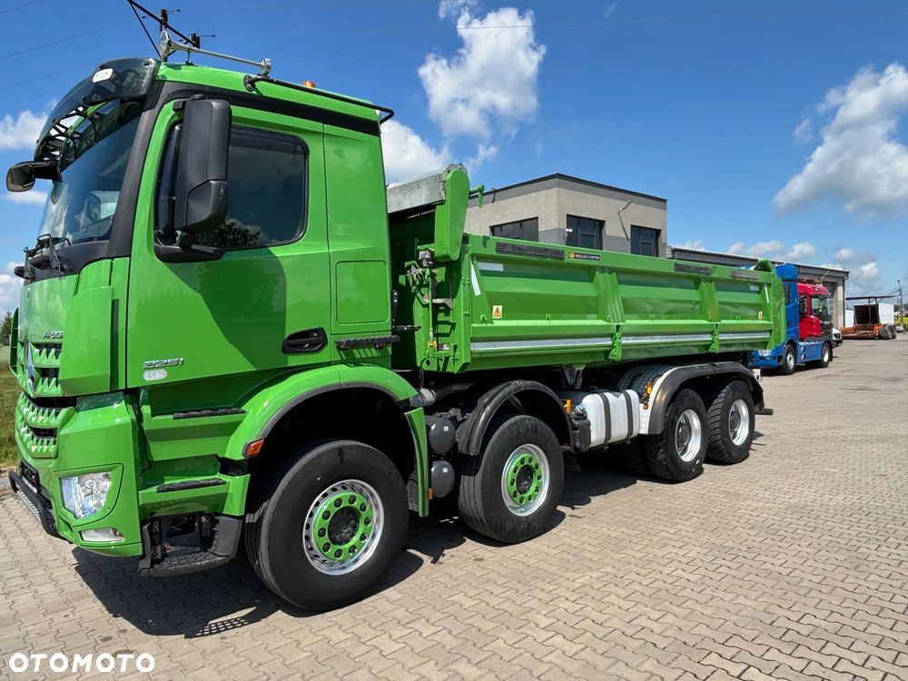 Mercedes-Benz AROCS 3251 8x4 Hydroburta Meiller Kiper (3248, 3243, 3245, 3246) bezwypadkowy z Niemiec, TOP stan . gotowy do pracy. - 7