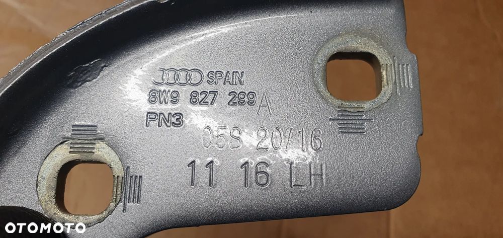 Zawias siłownik silnik klapy bagażnika lewy tył Audi A4 B9 Kombi 8W9827299A 8W9827851A - 6