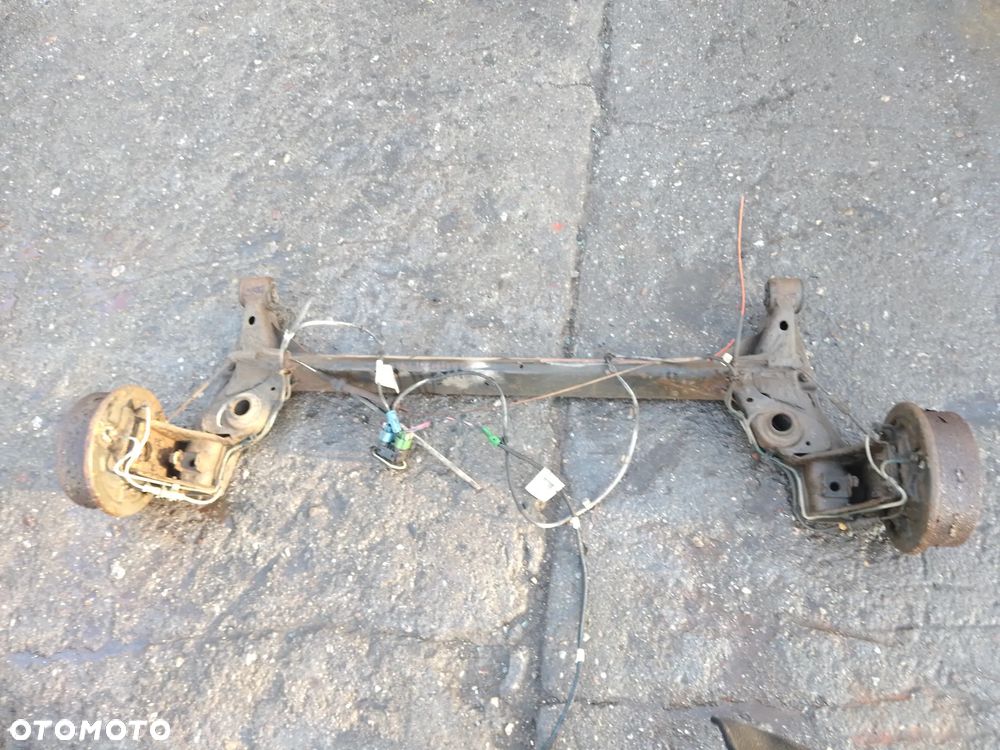 opel corsa c 1.2 belka kołyska sanki tył tylna - 2