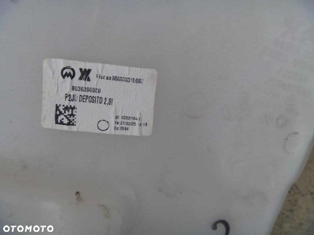 OPEL CORSA F ZBIORNICZEK PŁYNU SPRYSKIWACZY 9836393680 - 2