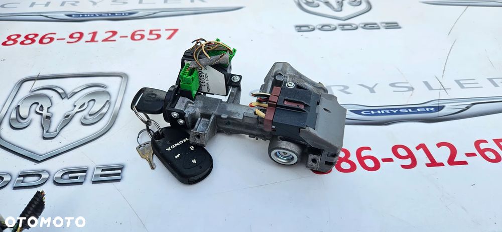 HONDA CIVIC VII 7 LIFT 1.6 16V VTEC D16V1 Zestaw startowy do odpalenia auta Sterownik silnika Komputer Licznik Zegary Stacyjka - 14