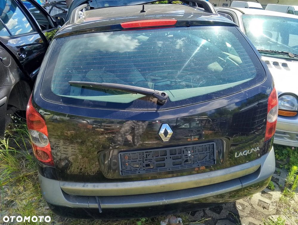Renault Laguna II Grandtour (01 - 05r.) 1.9 DCI 100KM. Silnik F9Q 752 Skrzynia JR5 012. Cały na części GWARANCJA !!!  Przód Tył Zestaw Komplet Drzwi Klapa Zderzak Błotnik Maska Grill Atrapa Szyba Pas Lampa Lusterko Boczki Fotel Kanapa Kokpit Deska Rozdzielcza Przełącznik Włącznik Sterownik Przewody Wiązka Instalacja Moduł Komputer Czujnik Listwa Pompa Alternator Wtryski Głowica Rozrusznik Kompresor Sprzęgło Dwumas Silnik Skrzynia ABS Klimatyzacji Paliwa Wspomagania Kolektor Turbina Przepustnica Zawór Chłodnica Koło Hak Belka Sanki Zawieszenie Mcpherson Półoś Amortyzator Wydech Tłumik Zacisk Most - 4