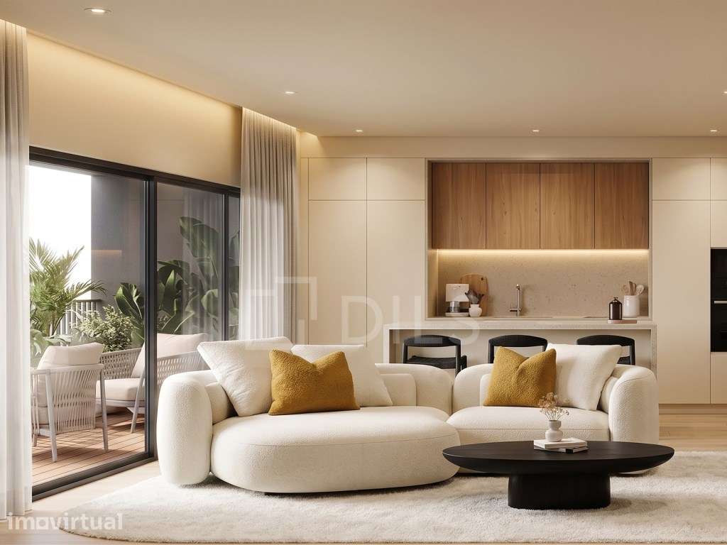 Apartamento T3 com varanda em novo empreendimento em Caxias - Grande imagem: 4/48
