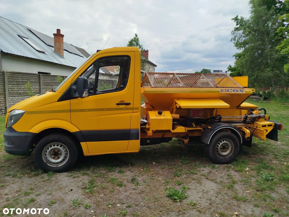 Mercedes-Benz Sprinter 313CDi Solarka Piaskarka Posypywarka Hydraulika rozrzutnik ECON Specjalny komunalny Schmidt gritter salt spreader pługopiaskarka - 9