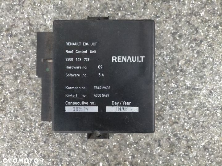 MODUŁ DACHU RENAULT MEGANE II CC 8200149739 - 1