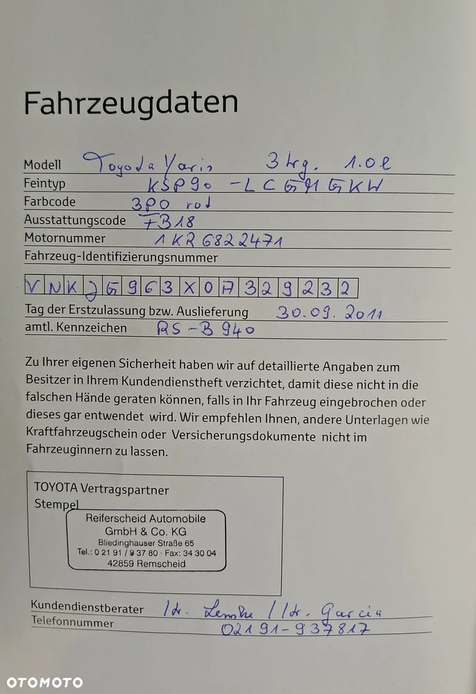 Toyota Yaris 1.0 VVT-i Sol - 16