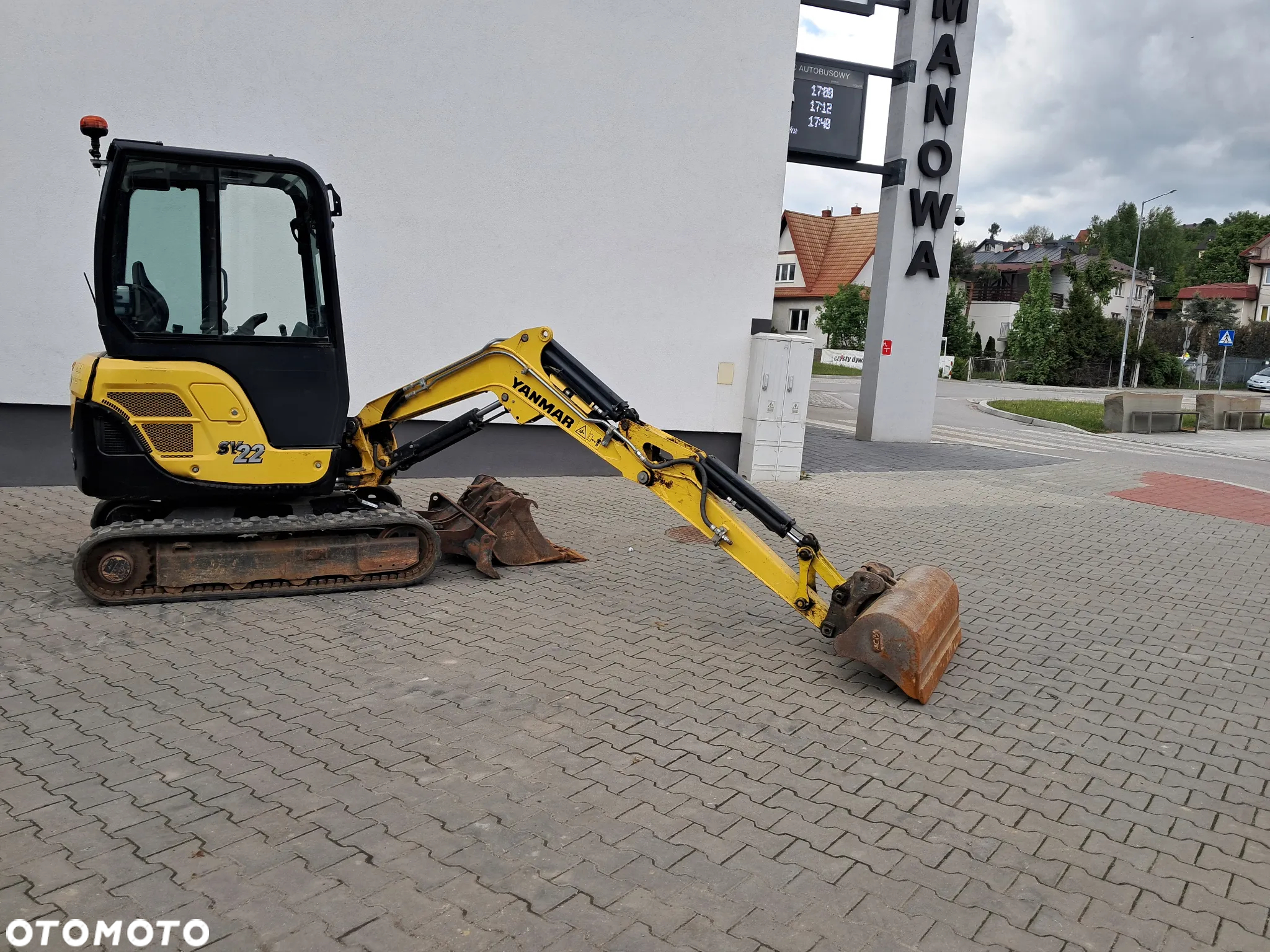 Yanmar SV 22 minikoparka waga 2275kg 2.3T *3 łyżki * 2021r * 1150 mtg * szybkozłącze * silnik Yanmar dwie prędk jazdy - 8