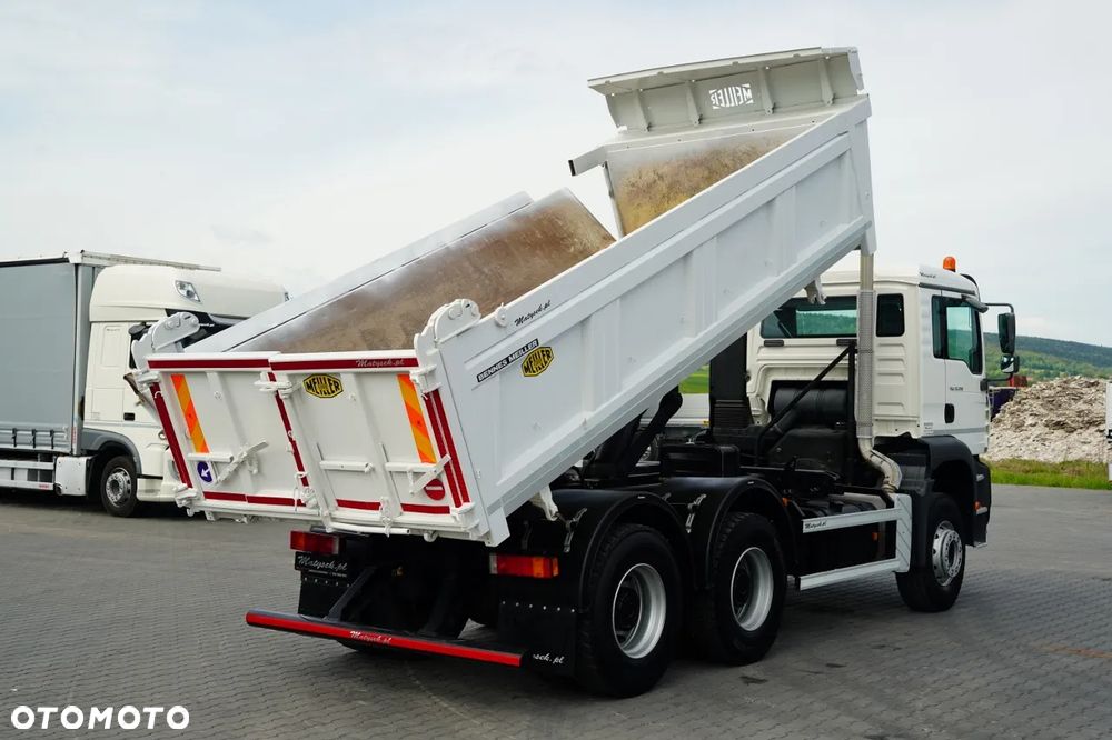 MAN TGA 33.350 / 6x4 / WYWROTKA / HYDROBURTA / MEILLER KIPPER / BORDMATIC / MANUAL / SPROWADZONY - 5
