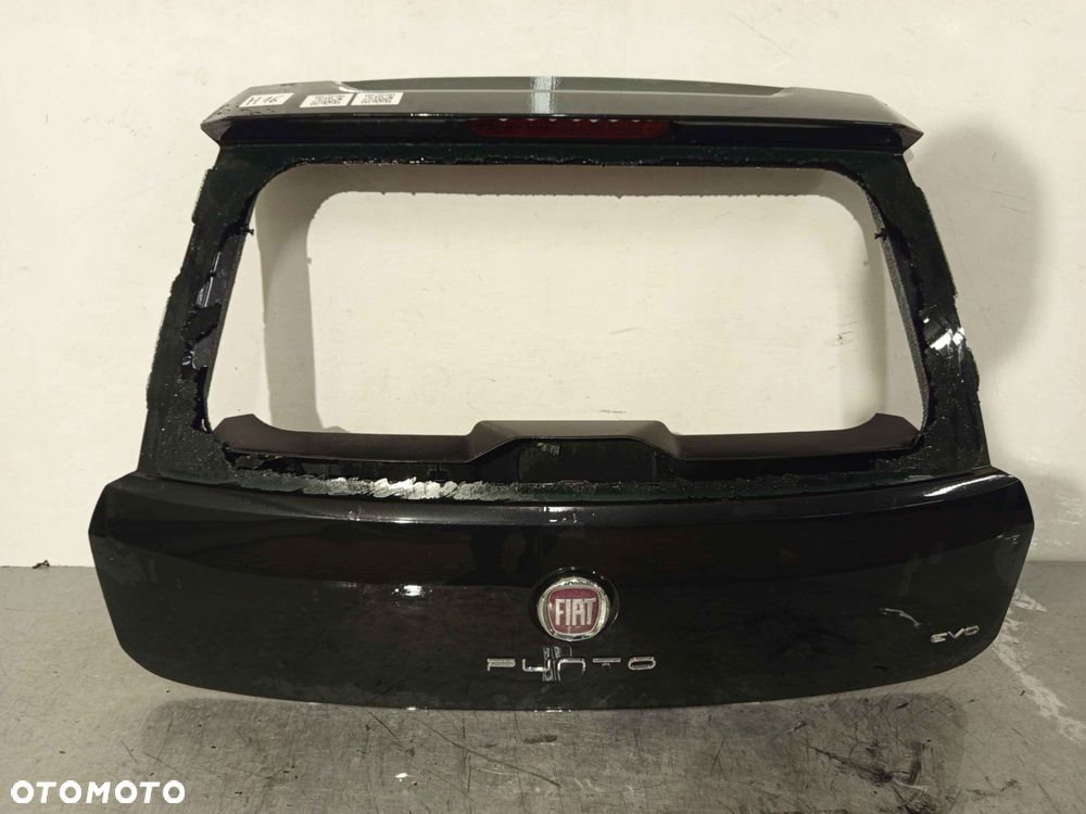 + KLAPA TYŁ TYLNA BAGAŻNIKA DO FIAT GRANDE PUNTO EVO 891/B CZARNA ZBITA SZYBA ! - 1
