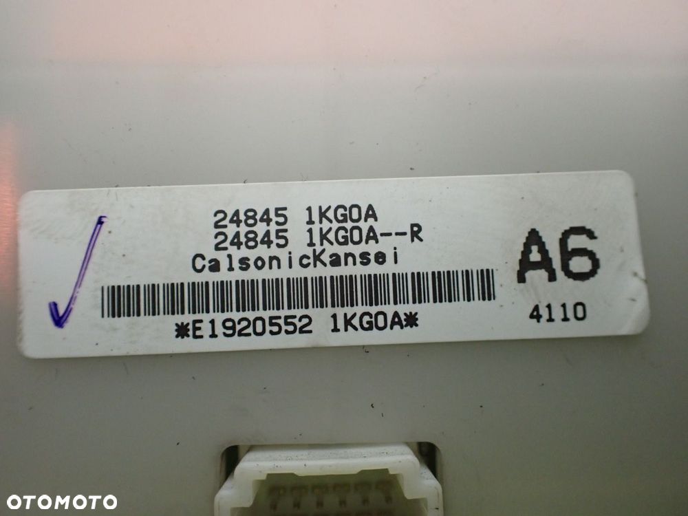 PANEL STEROWANIA NAWIEWU KLIMATYZACJI NISSAN JUKE I 24845-1KG0A - 8