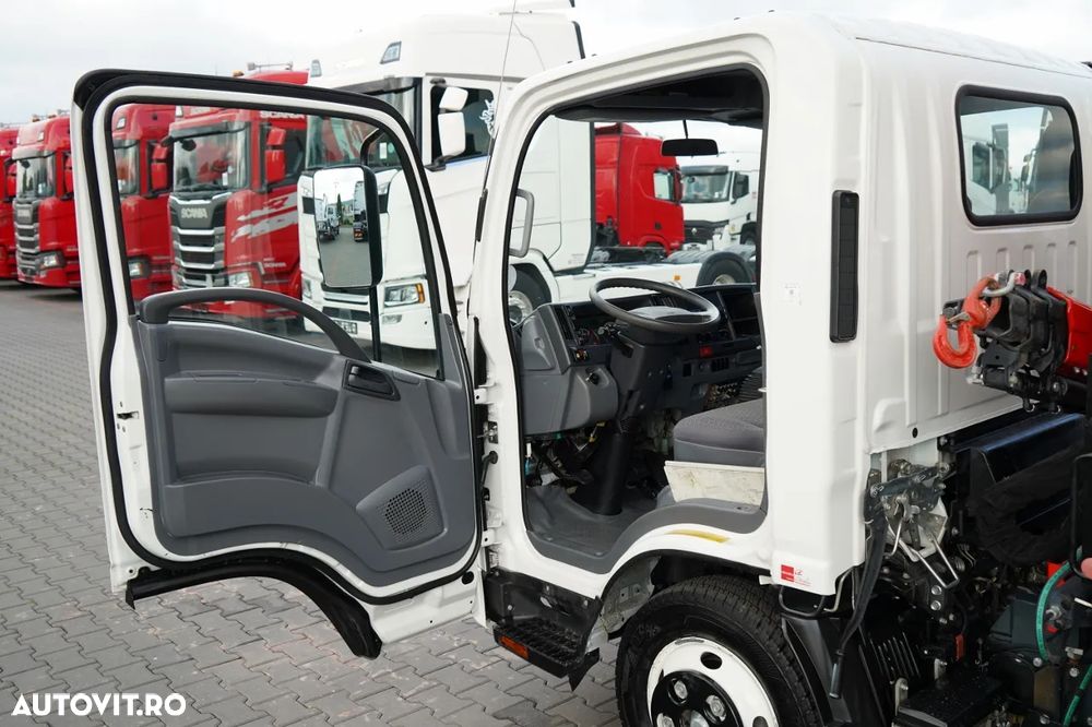 Isuzu M21 / 120 CP / 3,25 M TRANSMISIE / TWIN / + PALGINGER PK 2900 B / 990 KG CAPACITATE DE RIDICARE / ATINGERE 6,2 M / 2021 - 23