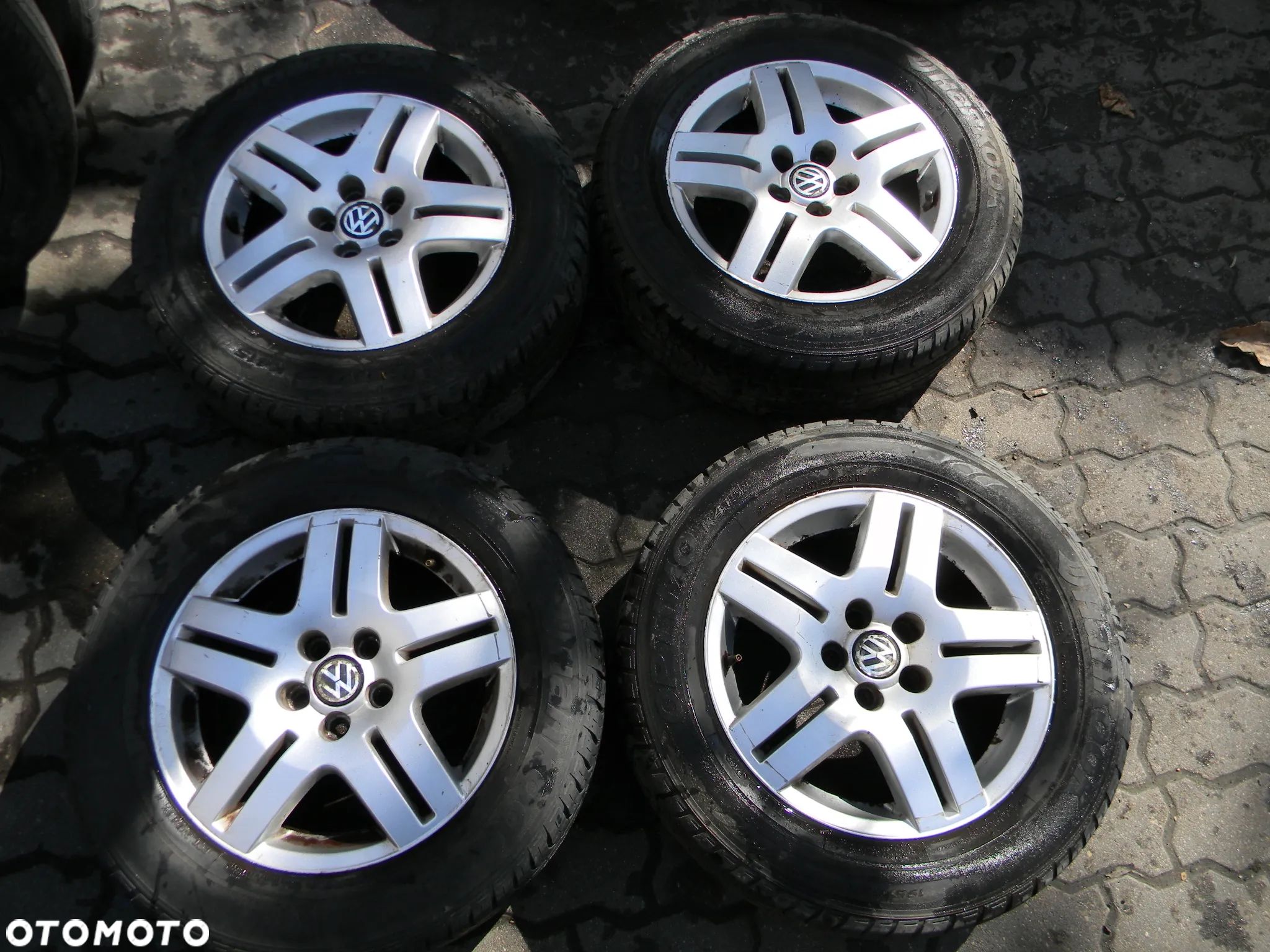 felgi komplet alu 15" VW GOLF IV NEW BEETLE BORA AUDI A3 SEAT IBIZA LEON TOLEDO 5x100 - 1
