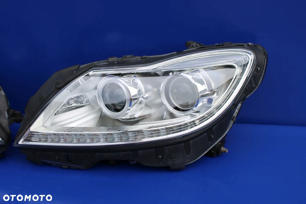 Reflektory prawy  lewy komplet Led ILS OE Mercedes W216 C216 Lift Europa - 5