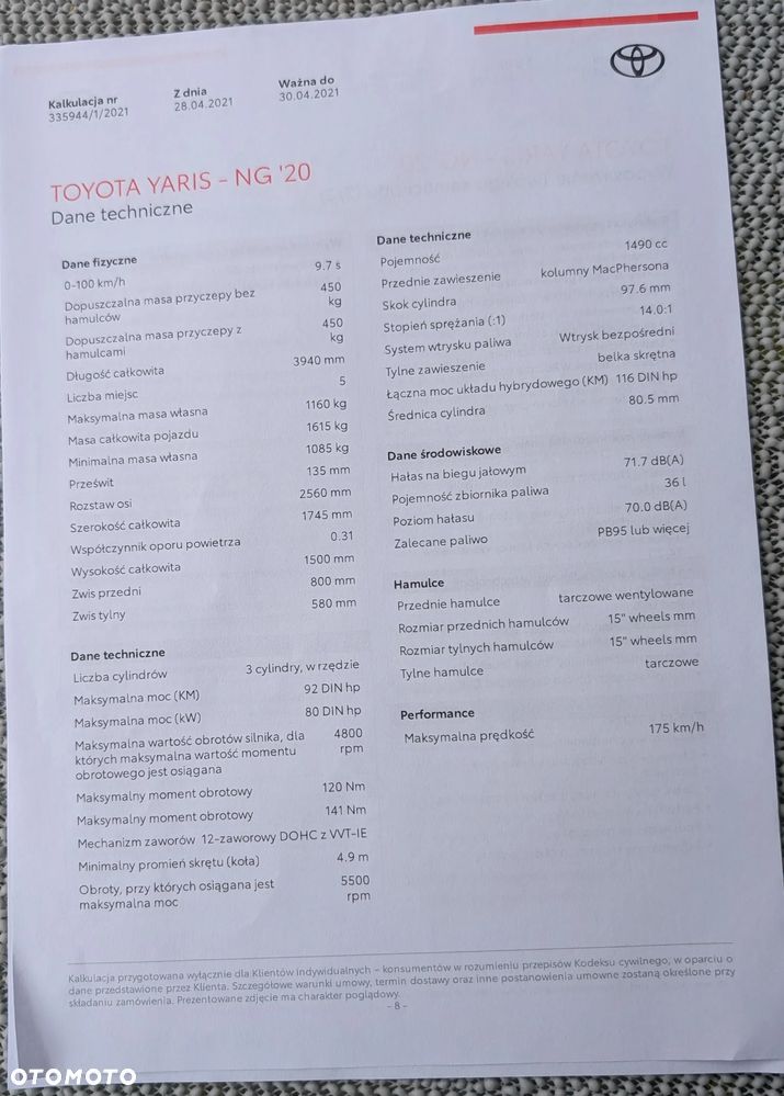 Toyota Yaris Hybrid 1.5 Comfort - 11