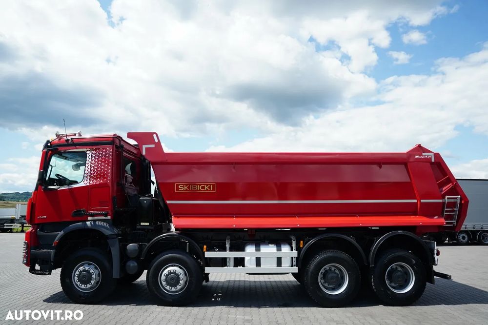 Mercedes-Benz AROCS 4145 / 8x8 / BASCULATOR SPATE / SKIBICKI / EURO 6 - 9