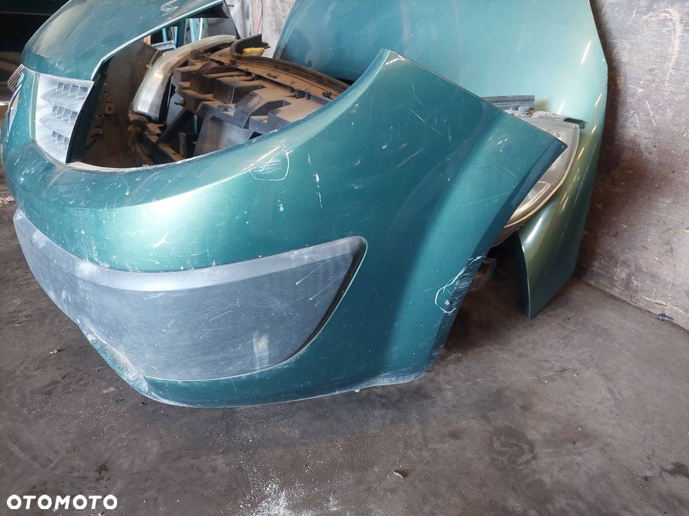 KOMPLETNY PRZÓD MASKA ZDERZAK BŁOTNIKI LAMPY RENAULT SCENIC II TED96 - 7