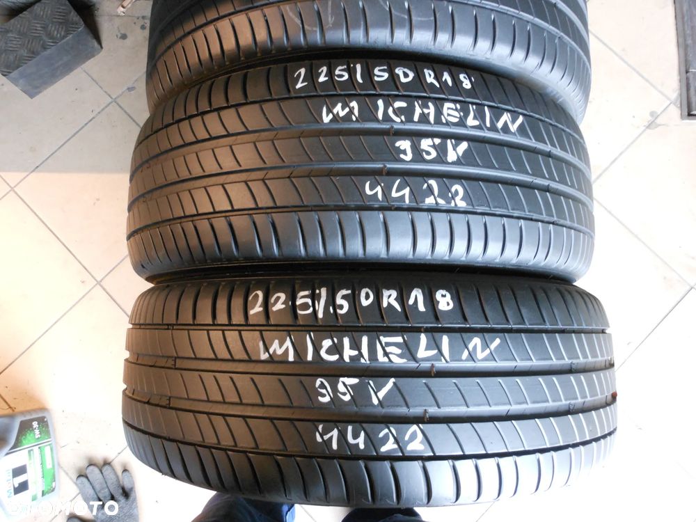 Opony 225/50r18 michelin primacy 3 6,4mm lato komplet - 2