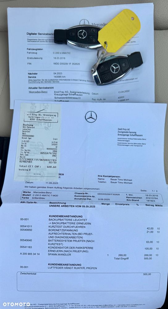 Mercedes-Benz Klasa C 250 d 4-Matic 9G-TRONIC - 28