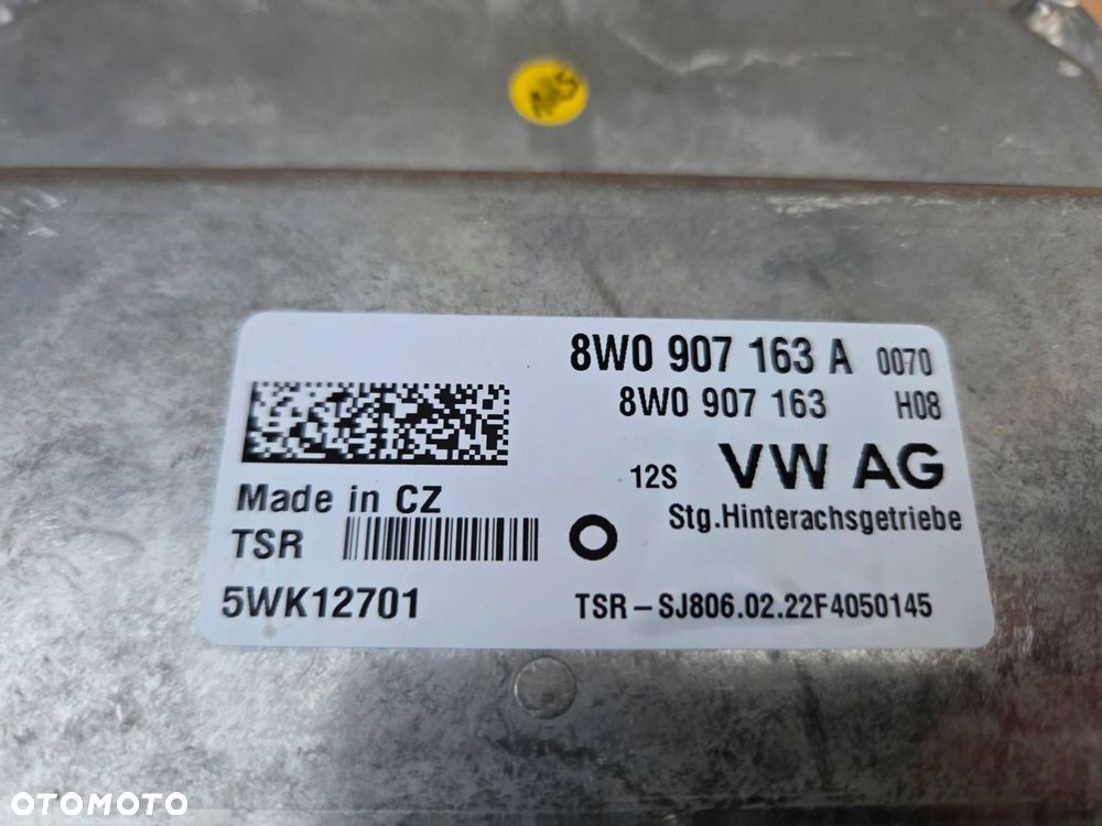 audi rs7 rs6 c8 sterownik napędu skrzyni biegów 8w0907163a - 3