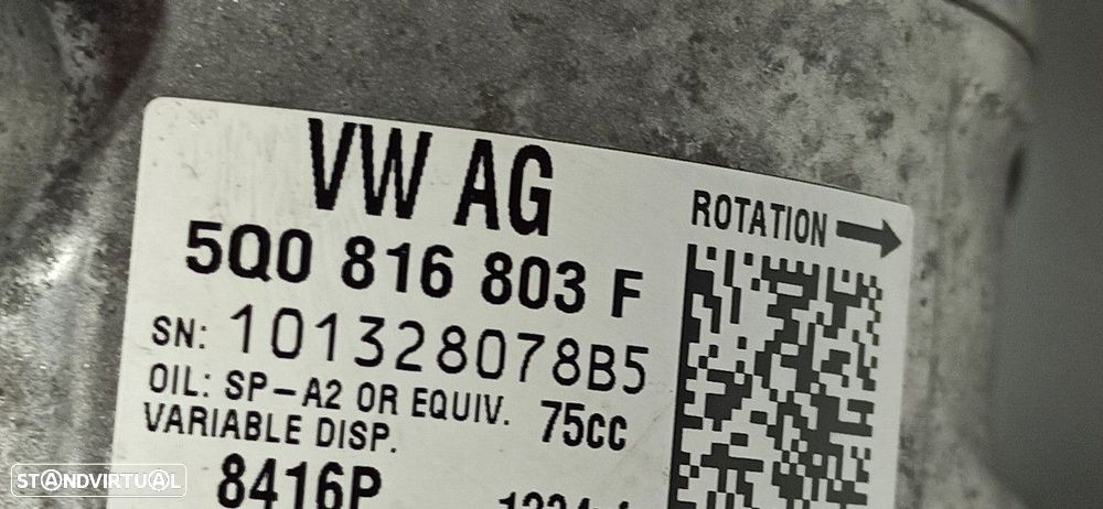 COMPRESSOR DE AR CONDICIONADO SKODA FABIA ACTIVE - 3