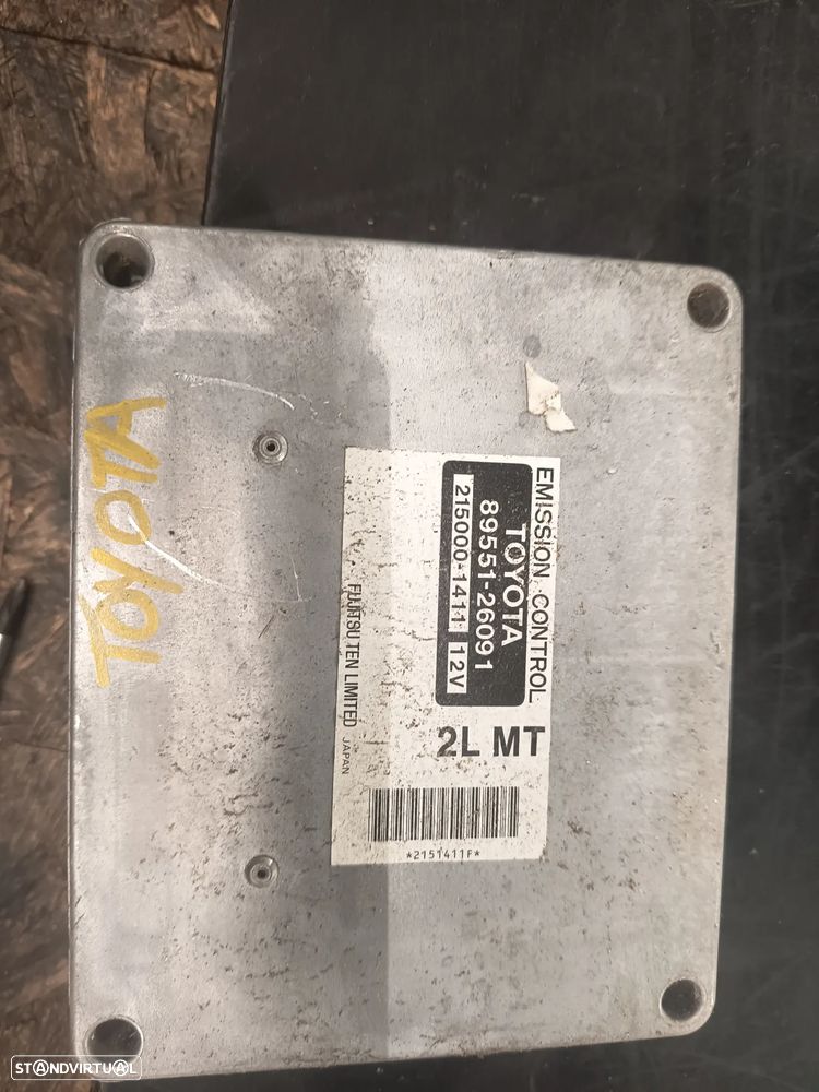 Centralina do motor Toyota Hiace ano 2000 Ref: 89551 26091 - 1