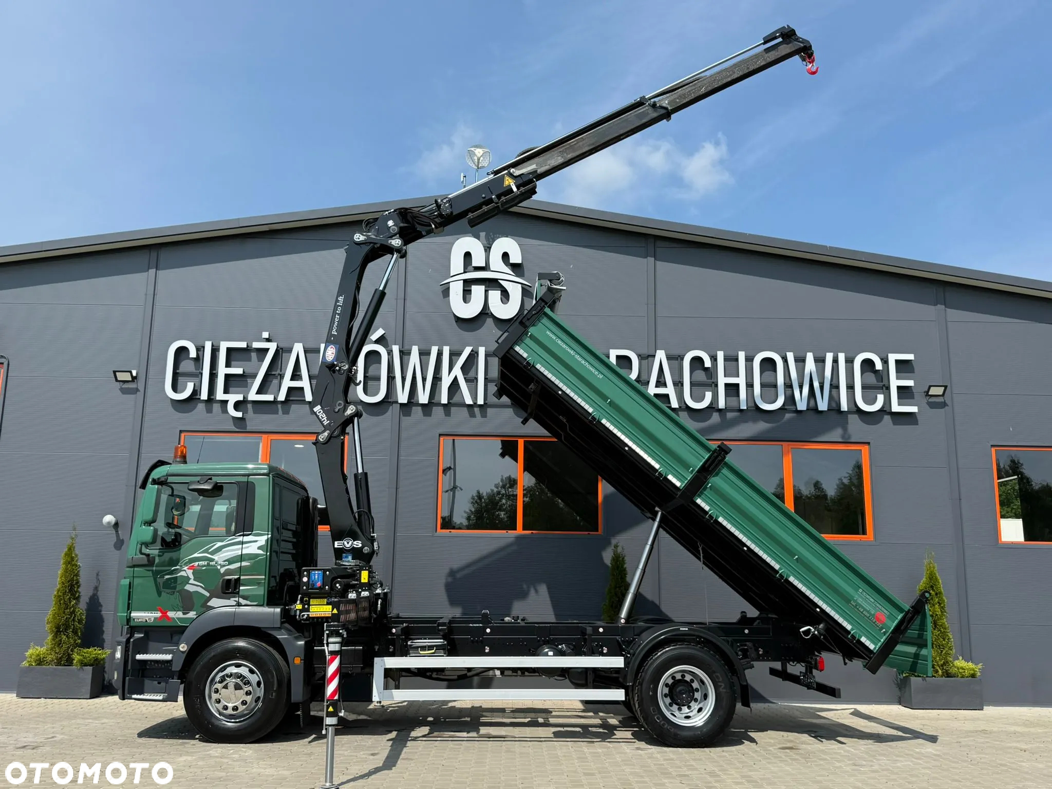 MAN TGM TGL TGS 18.250 // E5 // wywrotka 3-S + HDS HMF 1420 - K2 // budowlanka // energetyka //żuraw dzwig kran crane // Świeżo sprowadzony - 2