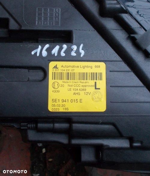 SKODA OCTAVIA 3 III 5E1 LIFT LAMPA LEWA FULL LED ORYGINAŁ EUROPA - 13