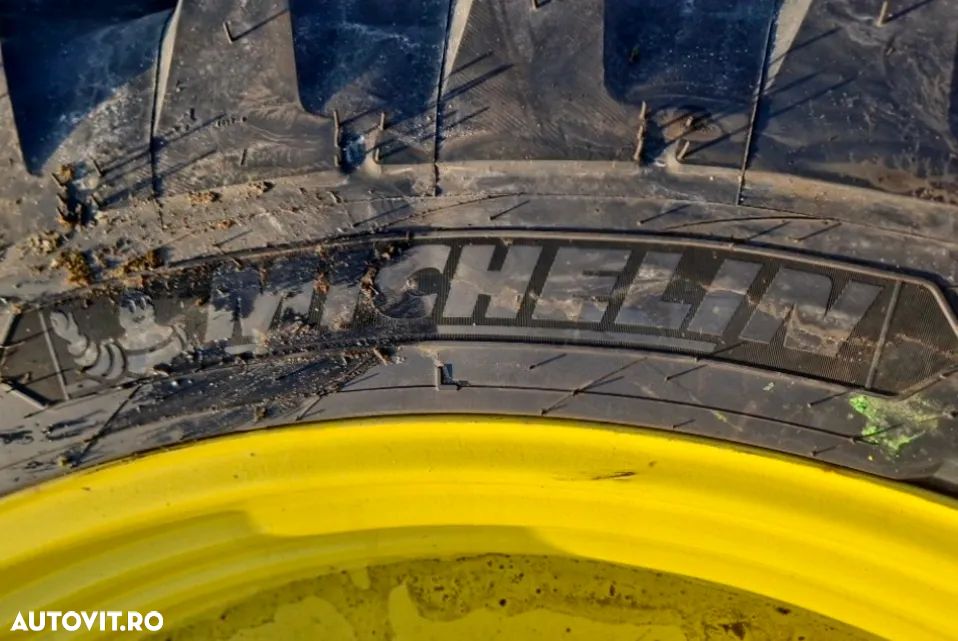 Cauciuc Tractor Nou Michelin IF380/90R50, Inclusiv Janta - 5