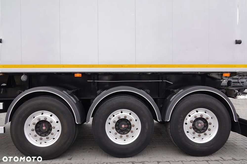 Janmil WYWROTKA / 42 m3 / TYŁ KLAPA / SAF / OŚ PODNOSZONA / ALUFELGI / 2017 ROK - 18