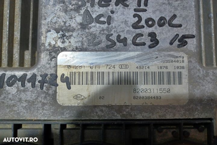 Calculator motor ECU 0281011724 - 2.5 DCI  0281011724 - 2.5 DCI Renau - 3