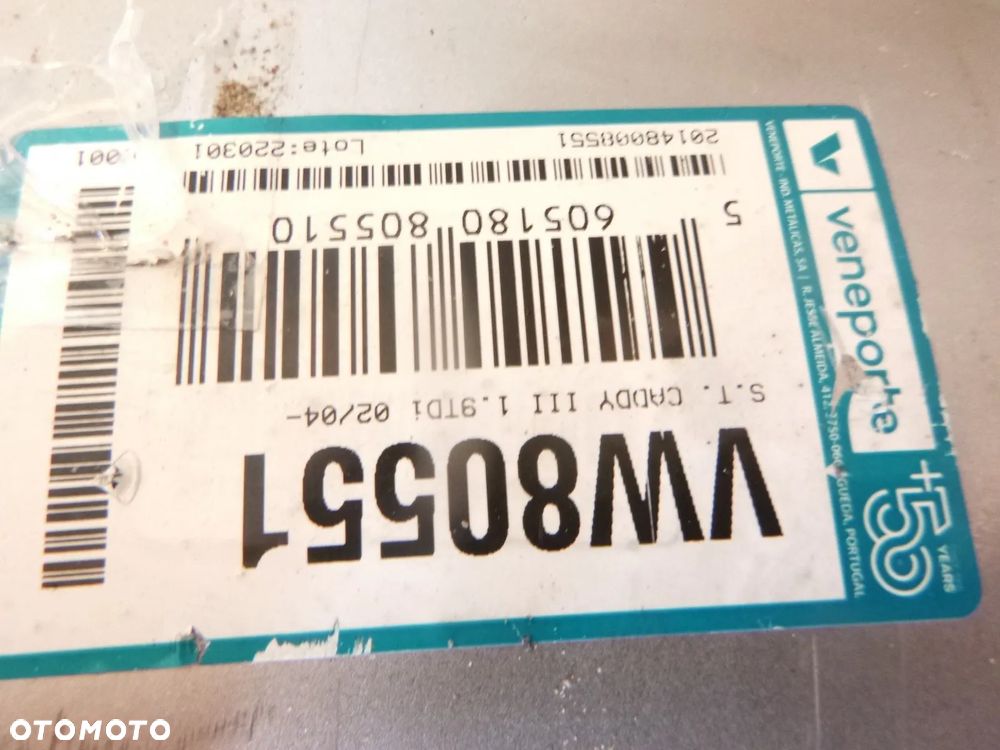 volkswagen caddy  04r- 1,9 tdi tłumik nowy koncowy - 2