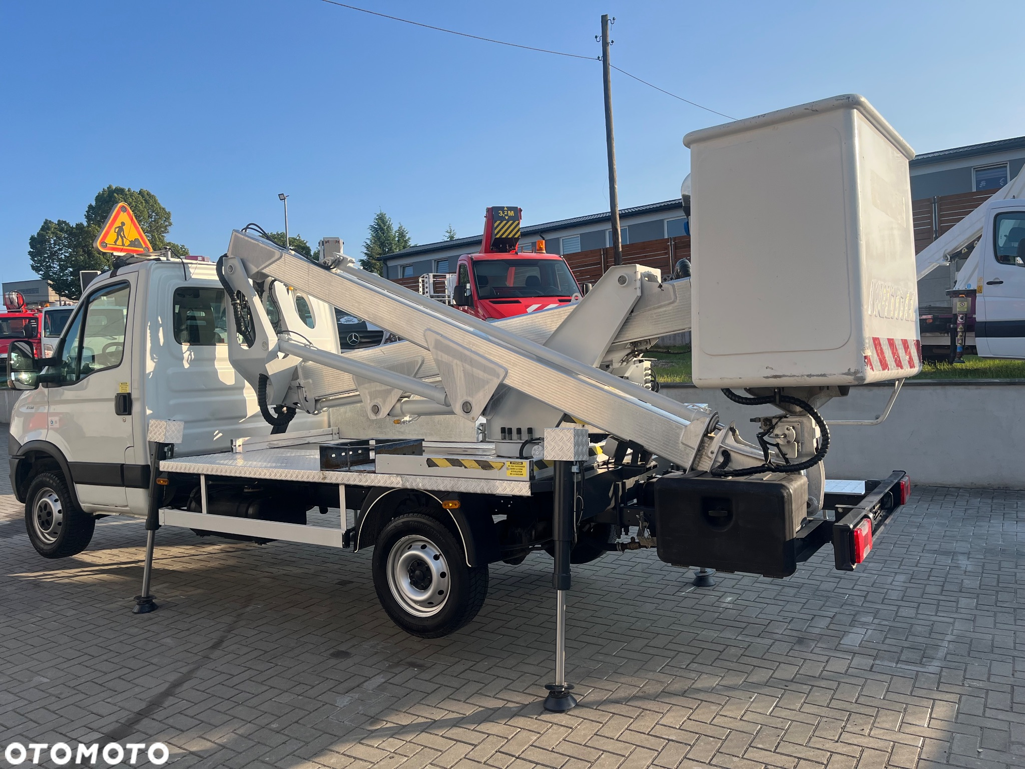 Iveco Podnośnik koszowy Izolowany Kosz Multitel mx170 17 metrów 10 w Bok Zwyżka jak Ruthmann Gsr Wumag - 16