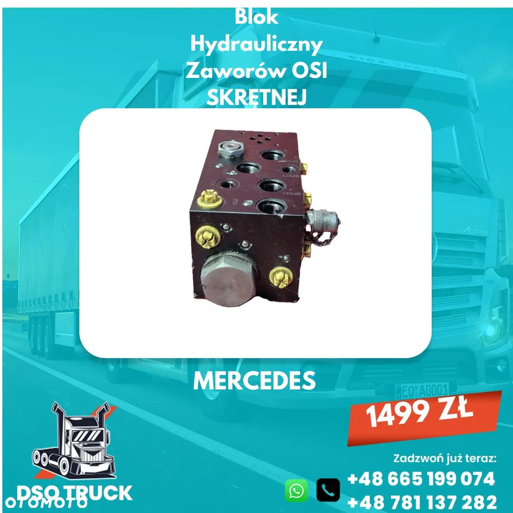 Blok Hydrauliczny Zaworów OSI SKRĘTNEJ Mercedes - 1